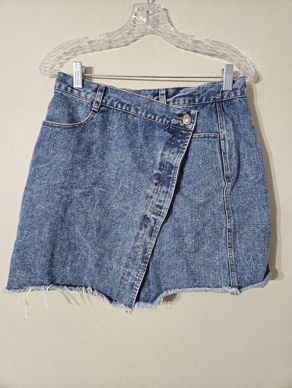 Item Ditto Cutoff Denim Jean Skirt Large